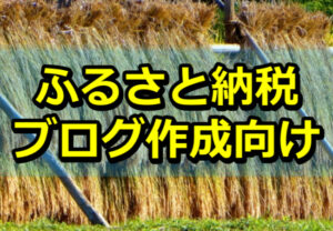 【記事販売】ふるさと納税アフィリエイトブログを作る記事を公開しました！